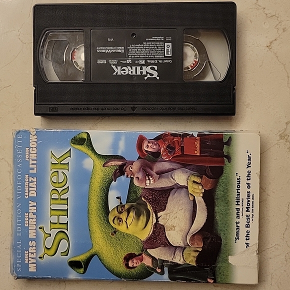 DreamWorks Home Entertainment Special Edition Shrek VHS Tape - Picture 7 of 8